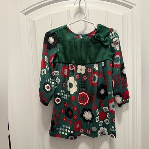 The Children's Place Christmas Floral Dress